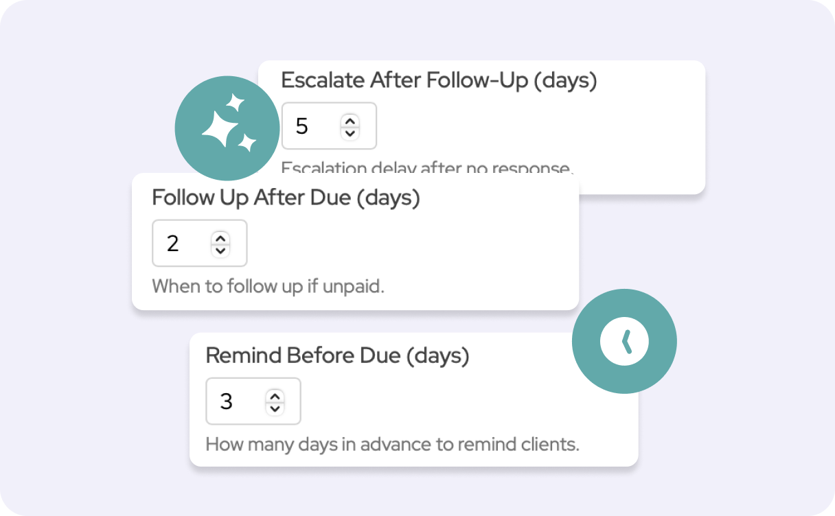 Clock icon showing faster payments